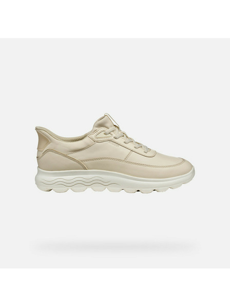 Geox Pantofi sport crem pentru femei Geox Spherica Plus