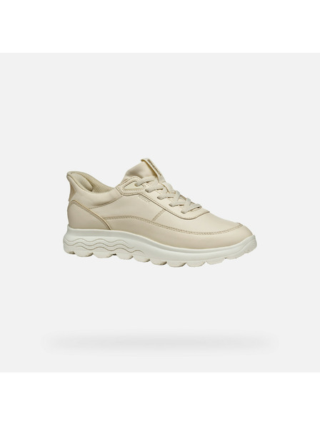 Geox Pantofi sport crem pentru femei Geox Spherica Plus