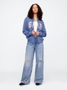 GAP Hanorac cu logo și fleece GAP
