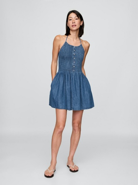GAP Rochie mini din denim cu buzunare GAP