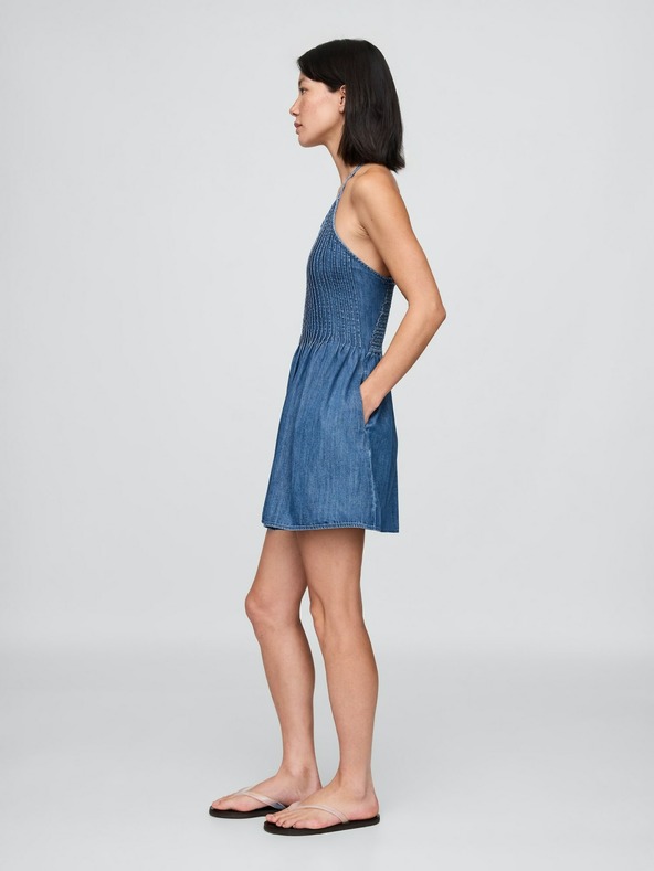 GAP Rochie mini din denim cu buzunare GAP