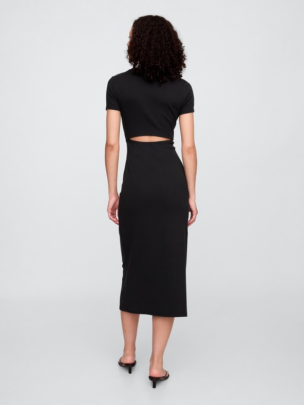 GAP Rochie midi din tricot cu decupaje GAP