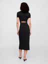 GAP Rochie midi din tricot cu decupaje GAP