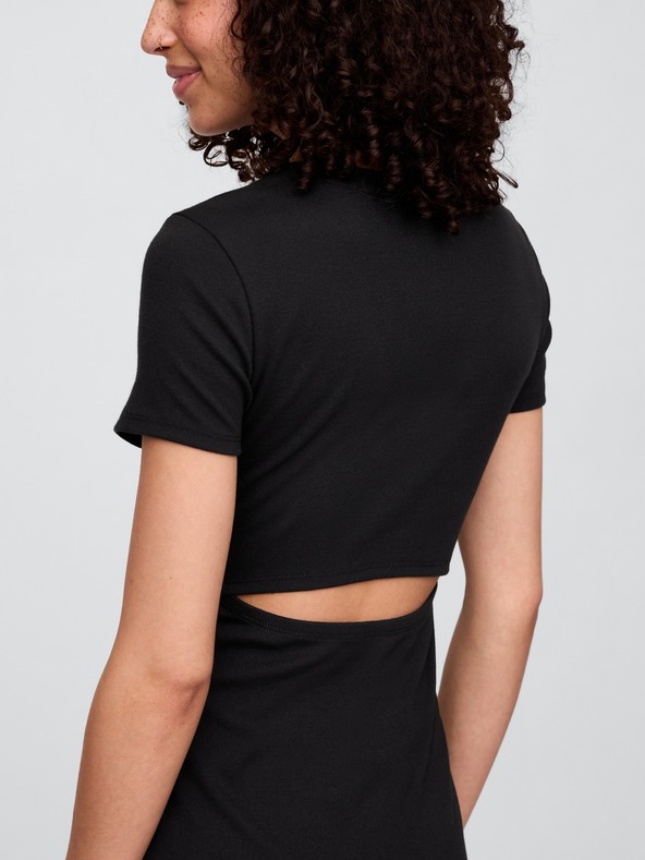 GAP Rochie midi din tricot cu decupaje GAP