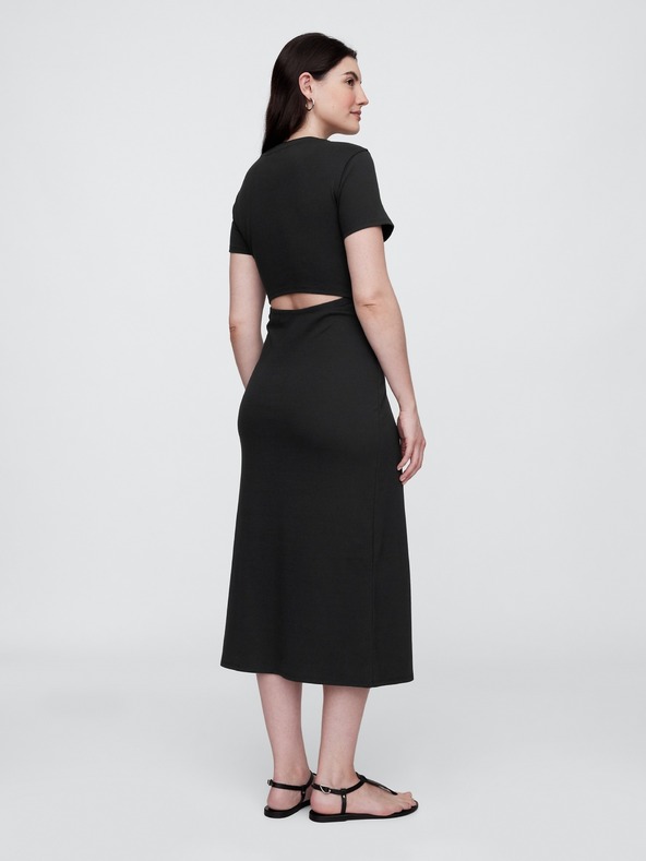 GAP Rochie midi din tricot cu decupaje GAP