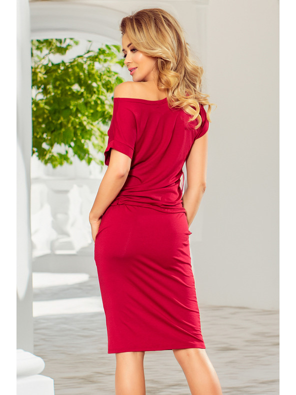 numoco Rochie sport cu mânecă scurtă