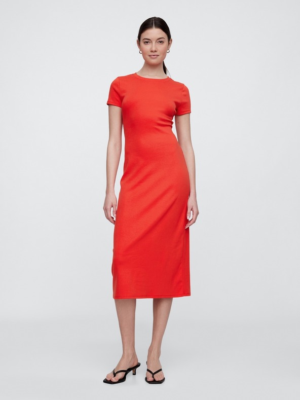 GAP Rochie midi din tricot cu decupaje GAP