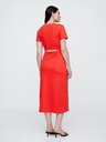 GAP Rochie midi din tricot cu decupaje GAP