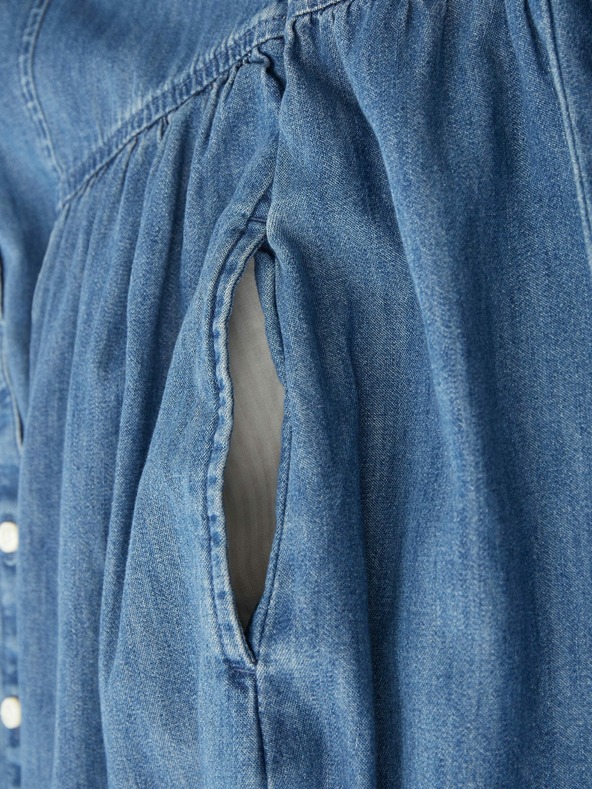 GAP Rochie maxi din denim cu buzunare GAP