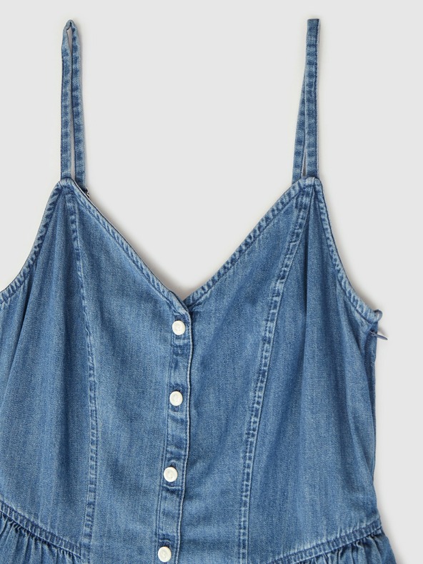 GAP Rochie maxi din denim cu buzunare GAP