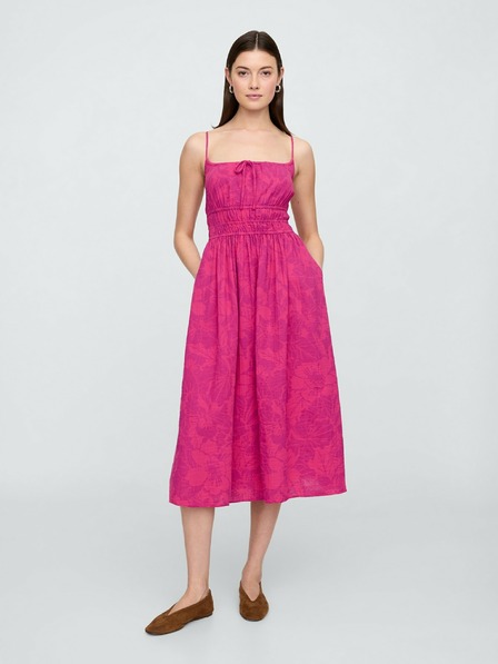 GAP Rochie maxi din muselină cu buzunare GAP
