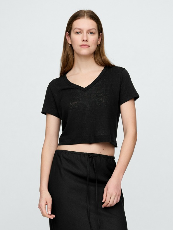 GAP Tricou crop din in GAP