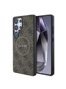 Guess Guess PU Leather 4G Colored Ring MagSafe Husă spate pentru Samsung Galaxy S25 Ultra Brown