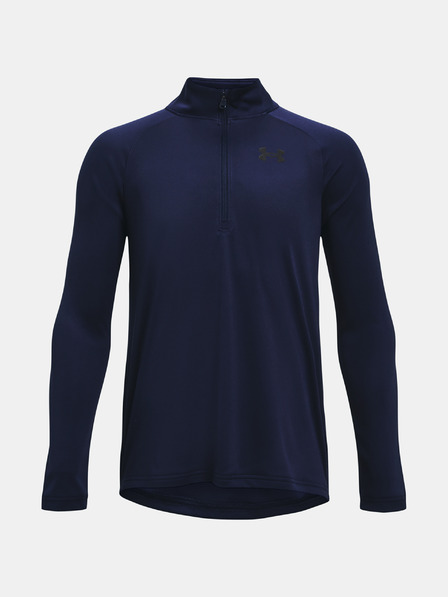 Under Armour Tricou pentru băieți Under Armour UA Tech 2.0 1/2 Fermoar-NVY