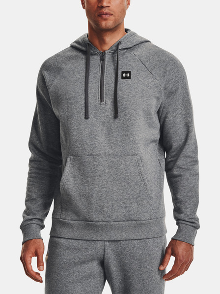 Under Armour Hanorac pentru bărbați Under Armour UA Rival Fleece 1/2 Fermoar HD-GRY