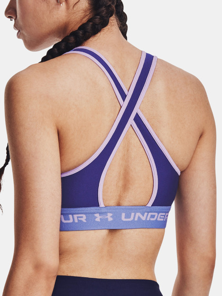 Under Armour Sutien pentru femei Under Armour UA Crossback Mid Bra-BLU