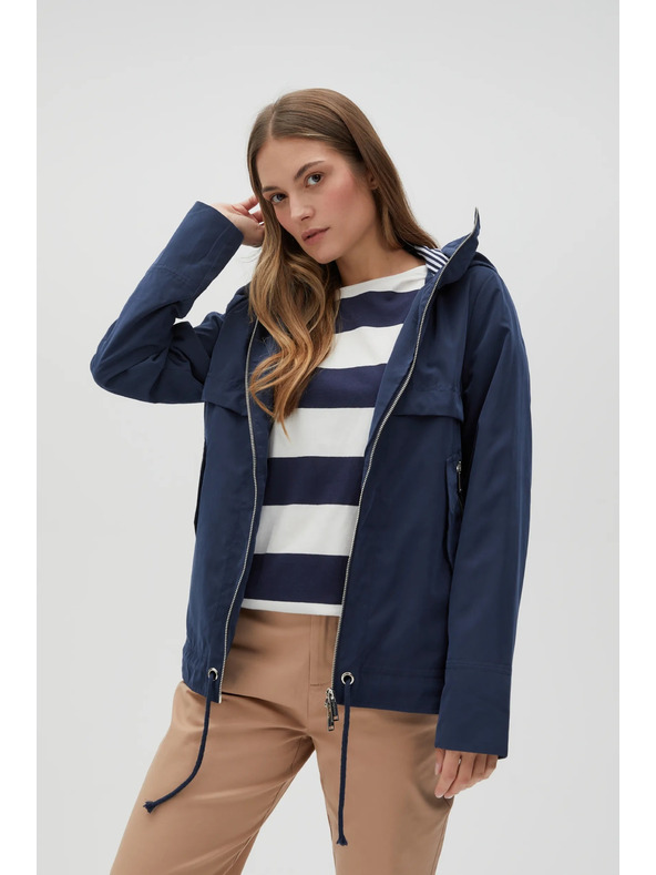 Moodo Jachetă albastru închis pentru femei