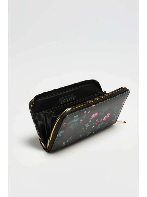 Moodo Portofel negru cu model