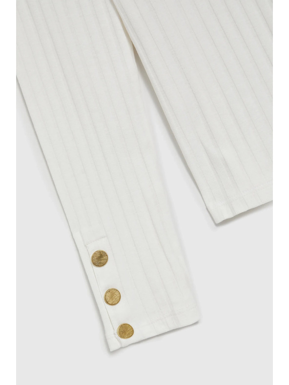 Moodo Top deschis pentru femei cu mânecă lungă