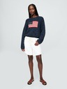 GAP Pulover oversize scurt Americana GAP