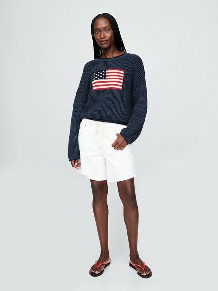 GAP Pulover oversize scurt Americana GAP