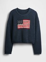 GAP Pulover oversize scurt Americana GAP
