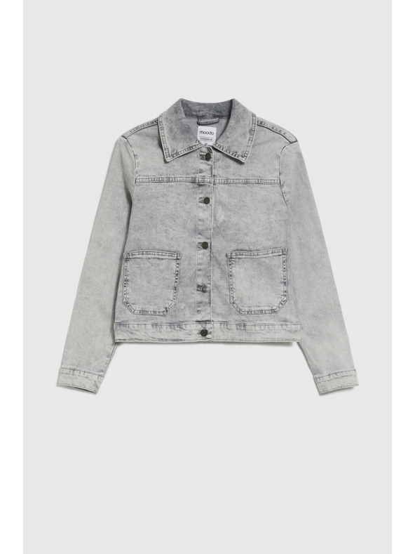 Moodo Jachetă gri pentru femei Moodo