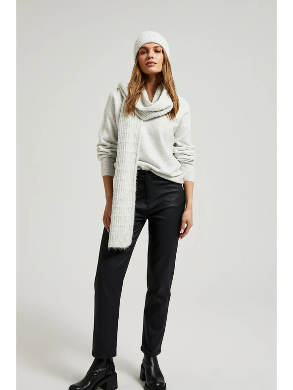 Moodo Șal gri pentru femei