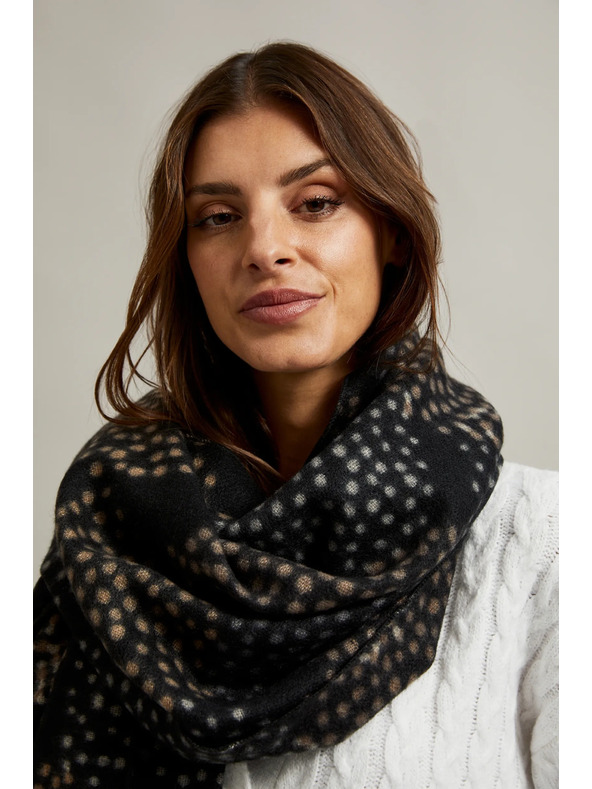Moodo Șal negru pentru femei