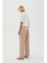 Moodo Pantaloni eleganți bej pentru femei Moodo