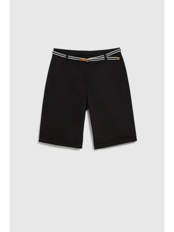 Moodo Pantaloni scurți negri pentru femei Moodo