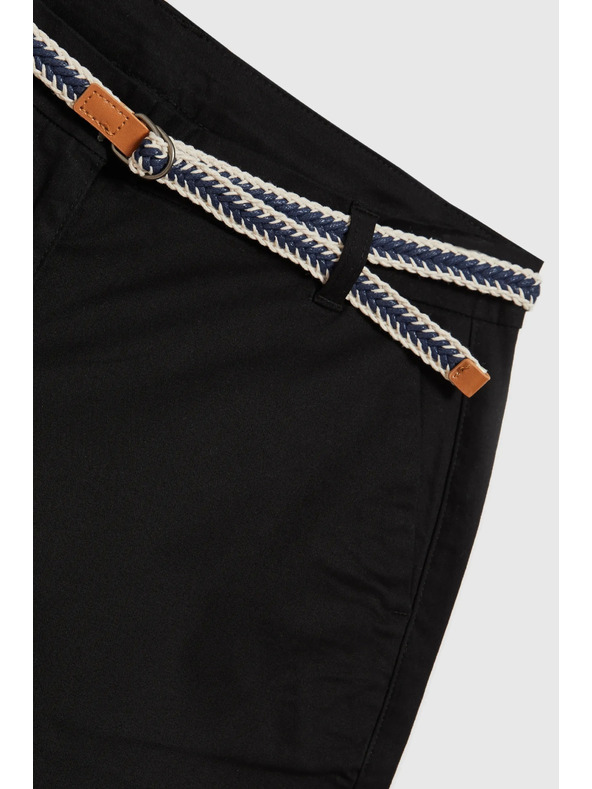 Moodo Pantaloni scurți negri pentru femei Moodo