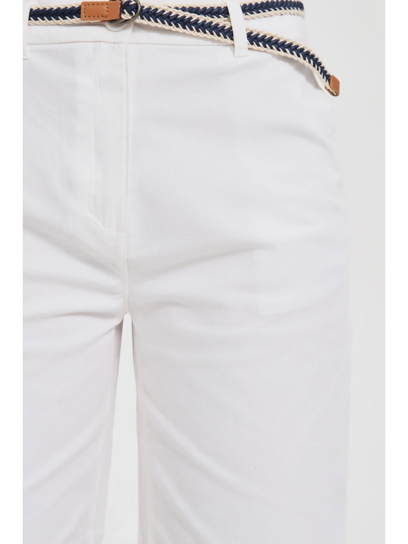 Moodo Pantaloni scurți albi de damă Moodo