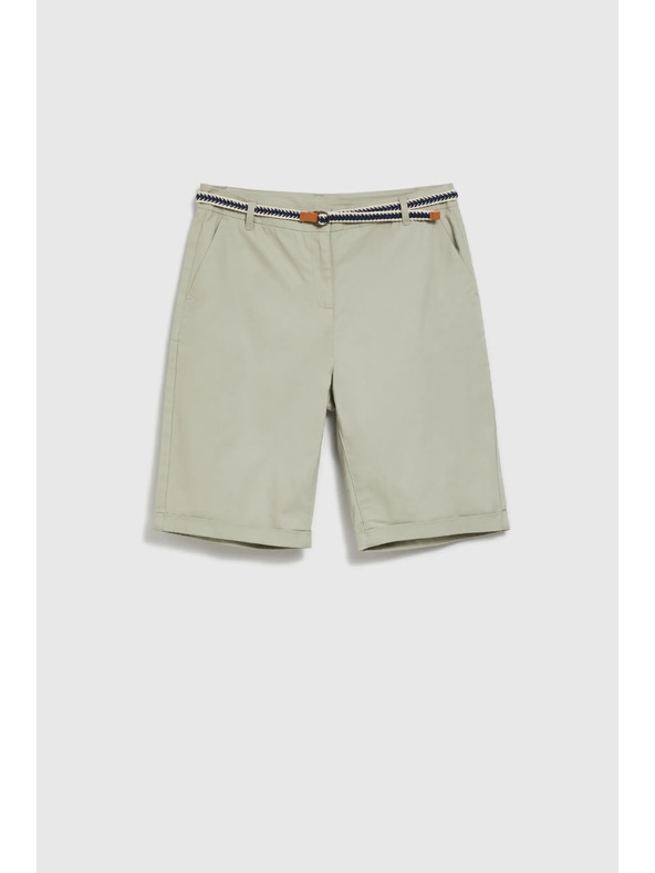 Moodo Pantaloni scurți măslinie pentru femei Moodo