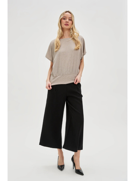 Moodo Tricou bej pentru femei Moodo