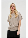 Moodo Tricou bej pentru femei Moodo