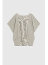 Moodo Tricou bej pentru femei Moodo