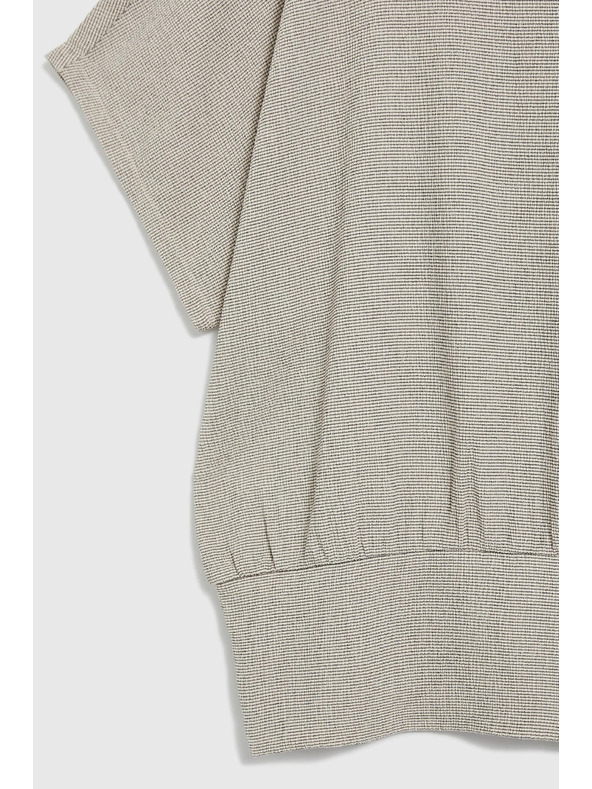 Moodo Tricou bej pentru femei Moodo