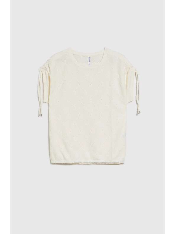 Moodo Tricou alb pentru femei Moodo