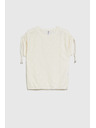 Moodo Tricou alb pentru femei Moodo