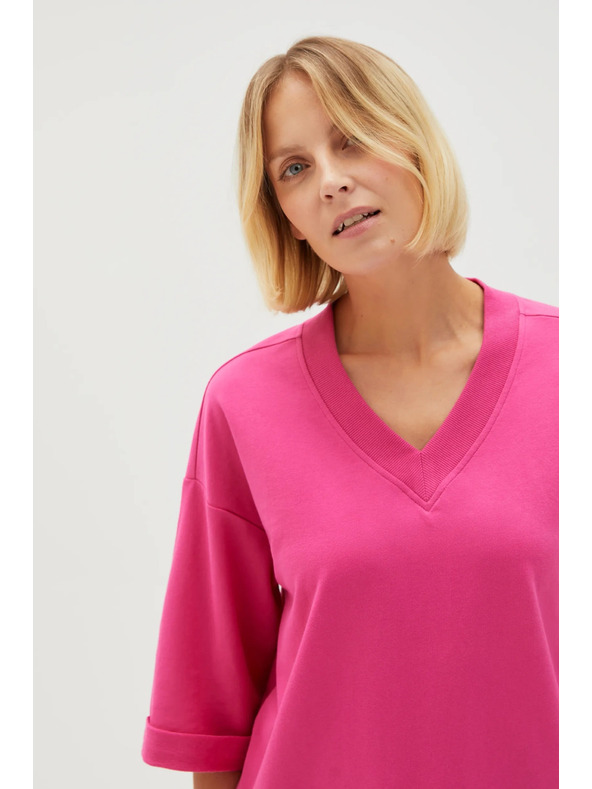 Moodo Bluză fuchsia pentru femei Moodo