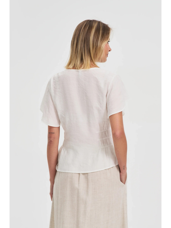 Moodo Cămașă albă de damă Moodo