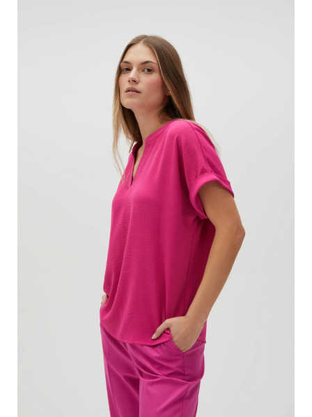 Moodo Cămașă fuchsia pentru femei Moodo
