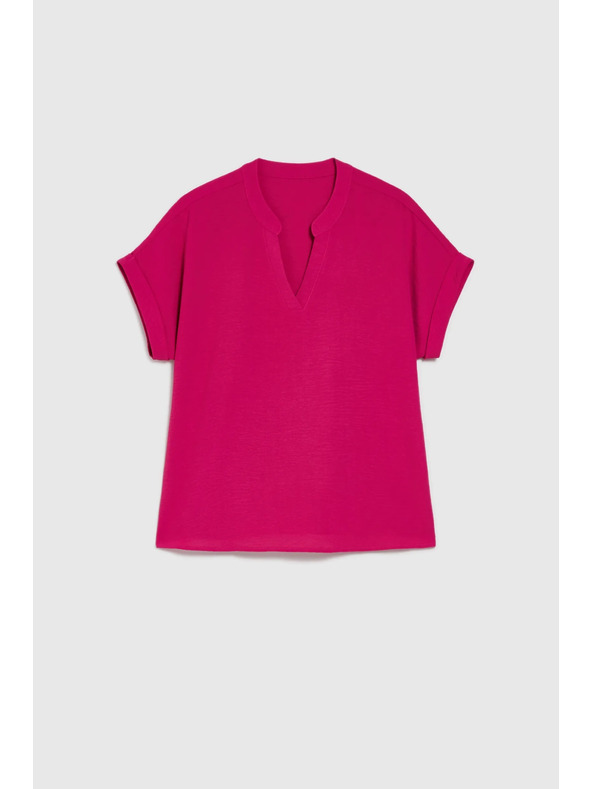 Moodo Cămașă fuchsia pentru femei Moodo