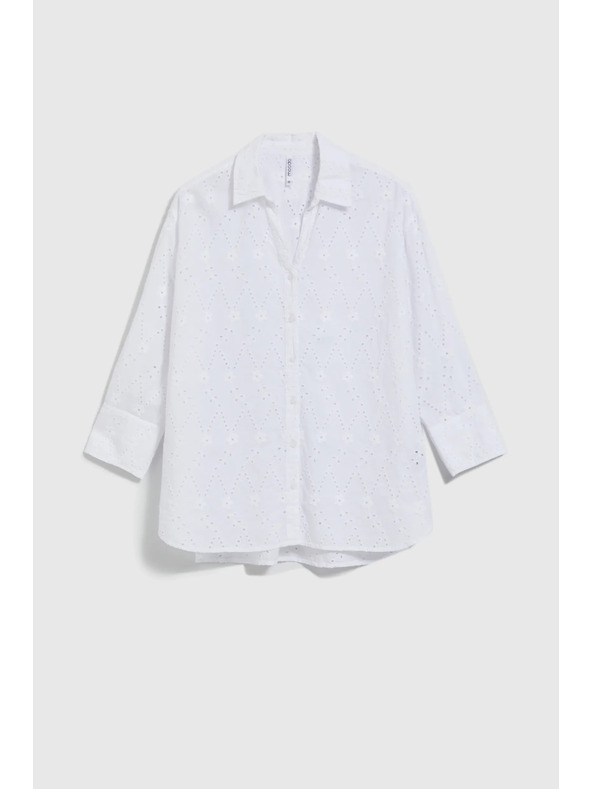 Moodo Cămașă albă Madeira pentru femei Moodo