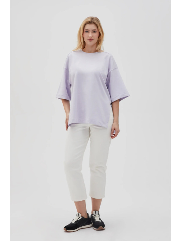 Moodo Hanorac lila pentru femei cu despicături Moodo