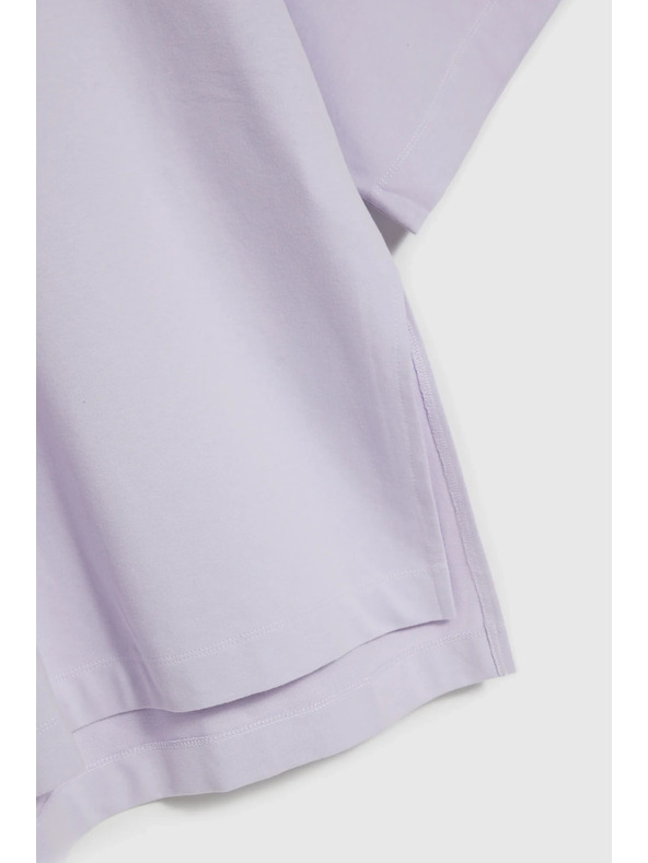 Moodo Hanorac lila pentru femei cu despicături Moodo