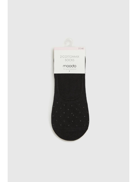 Moodo Șosete negre pentru femei Moodo