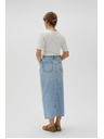 Moodo Fustă lungă din denim cu despicătură Moodo