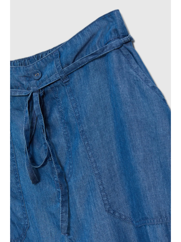 Moodo Fustă denim albastră pentru femei Moodo